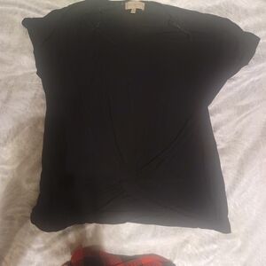 Philosophy Black Boxy Sleeveless T-Shirt